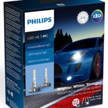 Philips X-treme Ultinon H1 LED +200% mere lys (2 stk.) Philips X-Treme Ultinon LED +200% / +250%