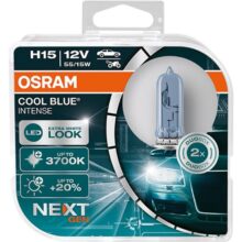 Osram H15 Cool Blue Intense NEXT GEN pærer sæt (2 stk) pak Osram Cool Blue Intense NEXT GEN