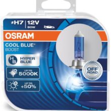 Osram H7 Cool Blue Boost pærer med +50% mere lys