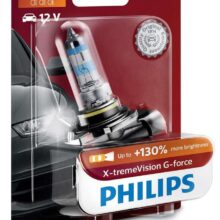 Philips HB4 X-tremeVision G-force pærer +130% mere lys ( 1 stk) Philips Xtreme Vision G-force +130%