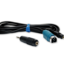 Alpine KCE236B minijack kabel til Ipod / MP3 Bilstereo > Monteringsdele