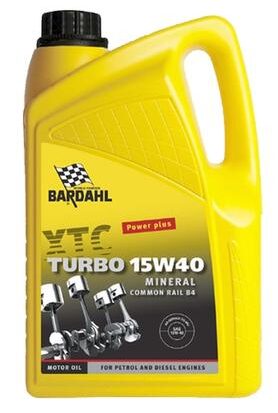 Bardahl Motorolie - XTC 15W/40 Turbo ( Mineralsk baseret )  5 ltr Olie & Kemi > Motorolie